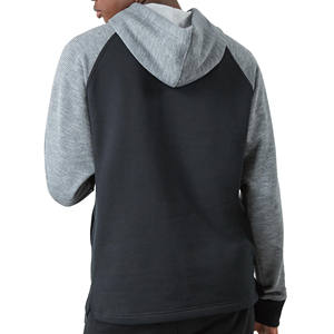 Vente en gros de nouveaux styles pull léger surdimensionné poche zippée sweats à capuche en gros de couleur unie vierge pour hommes - Product Image 3