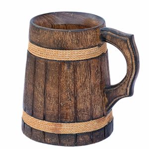 Mug en bois massif de qualité alimentaire durable, tasse à café ou à thé en bois réutilisable, gobelet en bois artisanal traditionnel pour hôtel, mug en bois - Product Image 2