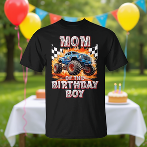 Maglietta Monster Truck per la festa di compleanno del figlio, idea regalo promozionale per la mamma - Product Image 3