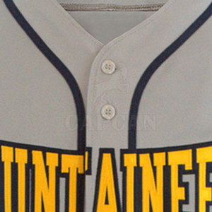 Ensemble d'uniformes de baseball pour équipes, respirant, 100 % polyester, léger, avec pantalon long, pour motifs personnalisés - Product Image 4