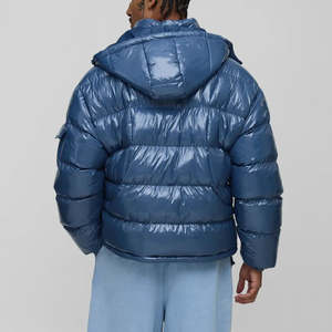 Chaqueta Acolchada de Poliéster Reciclado, Impermeable, con Relleno de Plumón, con Logotipo Personalizado, Talla Grande, para Hombre - Product Image 3