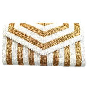 Bolso de mano bordado con cuentas de semillas de moda para mujeres y niñas, bolso de mano con cuentas hecho a mano para mujeres y niñas con estilo - Product Image 5