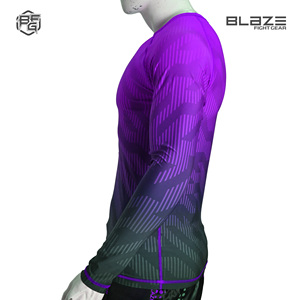Personalizado BJJ Rash Guard Sublimación Rashguard Ropa deportiva Poliéster Adultos Sublimado personalizado Hombres Manga larga - Product Image 2