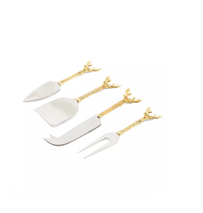 Juegos de herramientas para queso de acero inoxidable decorativos de mesa con mango de Metal para restaurantes de lujo, cocina casera - Product Image 5