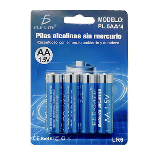 Confezione da 2 Batterie AA LR03 1.5V 2300mAh Alcaline Senza Mercurio per Elettrodomestici, Giocattoli, Telecomandi, Cilindriche, Metalliche, Kc RoHS - Product Image 2