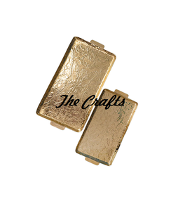 Plateau de service à dessert de forme ronde pour ustensiles de cuisine Plateau de service en bois et en fer à des prix raisonnables - Product Image 3