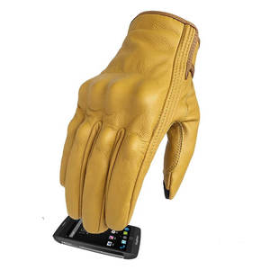 ถุงมือขับรถฤดูหนาวแบบหนังแท้ ราคาประหยัด บุเต็ม ป้องกันการขีดข่วน ป้องกันการบาด ทนความร้อน ถุงมือนิรภัยเพื่อความอบอุ่น - Product Image 2