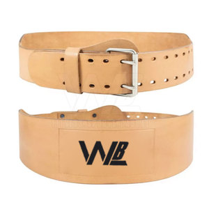 High Quality Cowhide Leather Gym Belt Custom Logo Heavy Duty <b>Back</b> <b>Support</b> Non-Slip Professional Protection for Fitness - Product Image 1