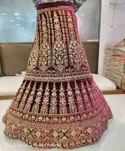 Diseñador indio Lahenga Choli con blusa Diseñador tradicional indio Ropa informal Vestido Rosa colorido Material con Dupatta Bo ApparelGarment Shalwar Kameez - Product Image 6