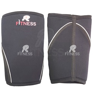 RC Fitness Wear - Rodilleras de Compresión Transpirables y Ligeras Unisex para Levantamiento de Pesas, Neopreno de 7 mm, Protección Profesional contra el Dolor - Product Image 6