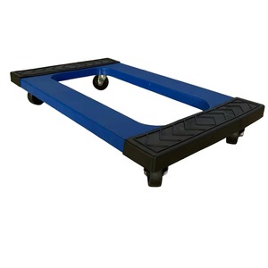 30 pulgadas X 18 pulgadas., 1000 libras. Capacidad Polipropileno <span class=keywords><strong>Dolly</strong></span> Plástico Uso general <span class=keywords><strong>Dolly</strong></span> Azul - Product Image 3