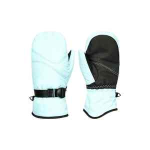 Guantes de esquí de invierno impermeables para hombres y mujeres Guantes de snowboard de cuero impermeables para adultos con empuñaduras al por mayor - Product Image 1