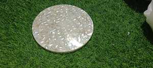 Traditional Handmade Wooden <b>Tray</b> with Mother of Pearl Inlay Luxury Dessert & Chocolate Serving Set for Eid and Ramadan - Product Image 2