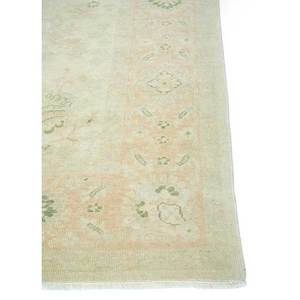 Alfombras de Lana Anudadas a Mano Aalam, Color Beige Marrón, Diseño de Medallón Rectangular, para Uso en el Hogar, Sala de Estar, Pasillo, Entrada, Adolescentes - Pae-1757 - Product Image 4