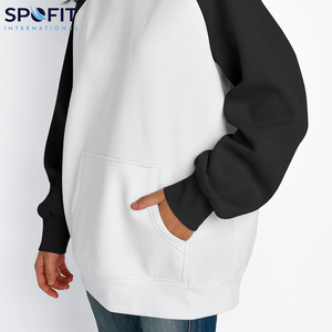 Personnalisable Sweats à capuche pour femmes Acid Wash Stonewashed Respirant Eco-Friendly 100% Cotton Fleece Drop-Shoulder Sleeve Plus Size - Product Image 3