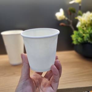 Gobelets en papier jetables d'usine de super qualité pour le café, le thé, le produit écologique à emporter, tasse de voyage blanche de café de 6oz 9oz 16oz - Product Image 4