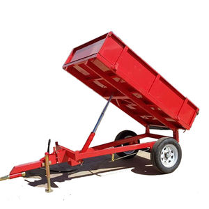 Remolque agrícola de alta calidad de 4 ruedas, 3-10 toneladas, nuevo remolque volquete de condición usada con equipo de Tractor de engranajes - Product Image 1