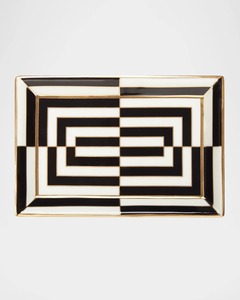 Plateau de service en métal design de style élégant pour le thé, le café et les collations, parfait pour la table à manger de la cuisine à la maison et l'affichage décoratif - Product Image 4