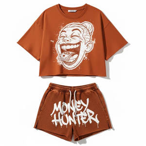 Conjunto Deportivo para Hombre Performance Tech, Camiseta de Manga Corta sin Costuras y Pantalones Cortos de Compresión, Ropa Profesional para Gimnasio, Color Carbón - Product Image 1