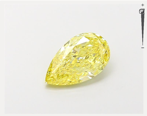IGI et pour GIA certifié VS1 laboratoire cultivé HPHT CVD diamant 0.5-4ct lâche fantaisie jaune poire forme certifié VS1 diamant cultivé en laboratoire - Product Image 1