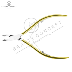 Stainless Steel Cuticle Nipper Gold Nail Pliers Clipper with Double Springs Handle Sharp Cuticles Pushers Remover Scissors - Product Image 5