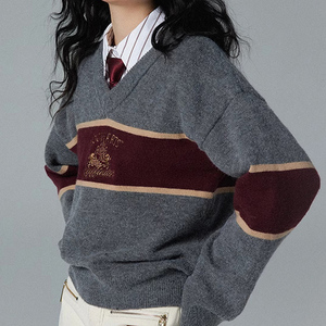 Suéteres de Lana Tejidos al por Mayor, Personalizados OEM, Jersey de Invierno de Alta Calidad, Cálido, Antiarrugas, con Logotipo Frontal para Hombre y Mujer - Product Image 3