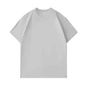 T-shirt personnalisé 100% coton, anti-boulochage, respirant, doux, uni, col rond, basique, impression - Product Image 1