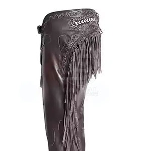 กางเกงหนังแท้ผู้ชาย วัสดุทนทาน ระบายอากาศได้ดี ซักได้ ราคาถูก สินค้ามาใหม่ ขายส่ง - Product Image 6