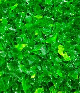 Copos para mascotas lavados en caliente de alta calidad, limpios, transparentes, mezclados, verdes y azules. - Product Image 3