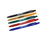 Stylo à bille en plastique de qualité supérieure, stylo à bille avec finition dorée, Logo personnalisé, cadeau pour les employés de bureau