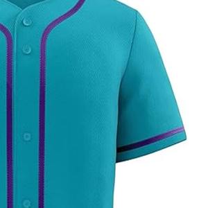 Camiseta de Béisbol Barata de Alta Calidad, Transpirable, 100% Poliéster, Uniforme de Béisbol Americano, Nombre y Número Personalizados, Unisex - Product Image 5