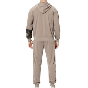 Ensemble de survêtement d'hiver respirant et à séchage rapide pour homme, 100 % coton, avec sweat à capuche et pantalon à taille élastique - Product Image 5