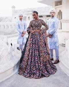 ชุดเดรสใส่เล่นปากีสถานสำหรับผู้หญิงอินเดียเดรสสนามหญ้า2024 Salwar Kameez มาใหม่ล่าสุด1981 - Product Image 2