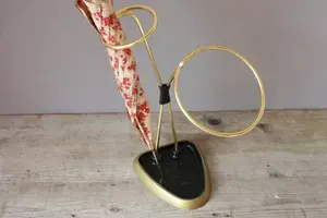 Antique Design Umbrella Stand With Gold Plated Rack Umbrella Bucket Ideal Indoor Home Decoration Lobbies Accessories <b>Supplies</b> - Product Image 5