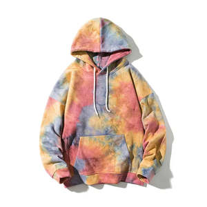 2025 nuevas llegadas de calidad Premium hombres Tie Dye Hoodies invierno peso pesado gota hombro Lose Fit Oversize venta al por mayor Unisex Hoodie - Product Image 2