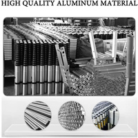 Échelle télescopique en aluminium portable sur mesure de 3,8 m avec crochets détachables et barre de sécurité, capacité de 150 kg, prix d'usine