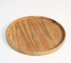 Plateau de service rond de qualité supérieure 2026 pour collations et aliments, plateau en bois avec travail en nacre, plateaux pour ustensiles de cuisine - Product Image 3