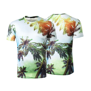 Fabrication Hommes Sublimation Blanc T-shirt 100% Polyester Uni Plus Size T-shirts Prix Pas Cher - Product Image 3