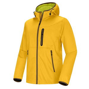 2025 Lightweight Winter Warm Men's Softshell <b>Jacket</b> Customized Logo Printing <b>Hooded</b> Street Wear Windproof Fabric <b>Soft</b> <b>Shell</b> - Product Image 3