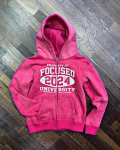 Sudadera con capucha unisex con cremallera y forro polar de peso pesado, ropa de calle personalizada de fabricantes para hombre, estilo de invierno con estampado de pantalla de secado rápido - Product Image 3