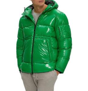 Chaqueta acolchada de invierno de lujo para hombre, tela de lona de alta calidad, capucha transpirable, cuello levantado, decoración de sublimación, bolsillo - Product Image 1