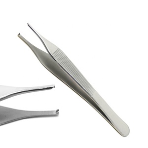 Pinzas Adson Kocher de Acero Inoxidable de Alta Calidad para Tejidos, Pinzas Dentales, Instrumento Quirúrgico - Product Image 1