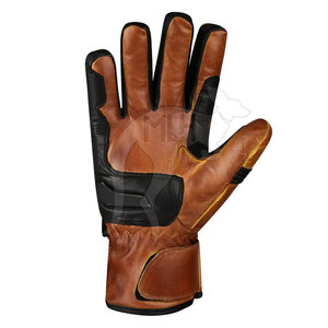 Guantes de moto genuinos reales Guantes de carreras de motos de cuero de vaca Guantes de moto de la mejor calidad - Product Image 4