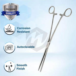 Fórceps de bloqueo de hemostato Rochester Pean de calidad superior recto 10 "agarre de mordazas dentadas completas instrumentos médicos quirúrgicos - Product Image 6