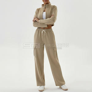 Conjunto Deportivo Casual de Verano para Mujer, de Dos Piezas con Cremallera, Ropa Deportiva SGI - Product Image 4