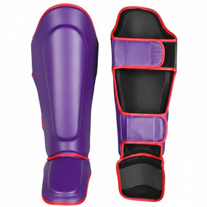 Espinilleras de Boxeo Ligeras de PU para Entrenamiento de Combate, Diseño Protector y Duradero, Transpirable, Opciones Personalizables - Product Image 4