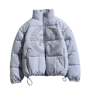 Veste courte matelassée pour femme, imperméable, prix de gros, hiver, rembourrage en duvet, capuche - Product Image 3