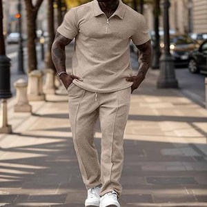 Chándales de otoño para hombre, chaqueta y pantalones, chándal, sudadera, conjunto informal para hombre, chándal de alta calidad hecho por vestido deportivo - Product Image 4