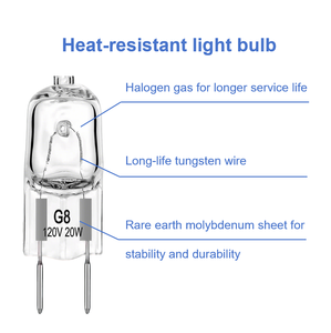<span class=keywords><strong>Ampoule</strong></span> halogène en verre G4, angle de faisceau de 360 degrés, dimmable, <span class=keywords><strong>6V</strong></span> <span class=keywords><strong>20W</strong></span>, à brancher, aromathérapie, usage décoratif - Product Image 5