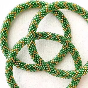 Pulseras de cuentas al por mayor-Pulseras de cuentas de semillas de ganchillo-Joyería de moda de MD Handicraft - Product Image 6